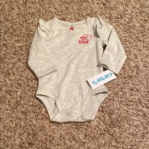 NWT Carters baby girl onesie